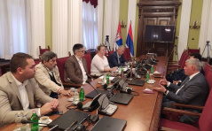 7. октобар 2021. Сусрет чланова Посланичке групе пријатељства са Јерменијом са амбасадором Јерменије на нерезиденцијалној основи